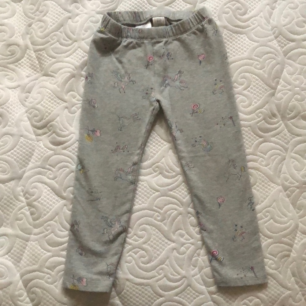 GAP unicorn girl leggings size 3T